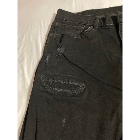 Levi's 531 Slim Straight Distressed Black Jeans, Men's - Picture 7 of 12